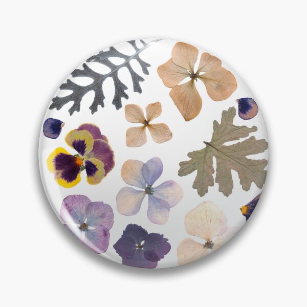 Item preview, Pressed flowers, hydrangeas, pansy, silver dust designed and sold by miomercado.
