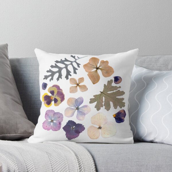 Item preview, Pressed flowers, hydrangeas, pansy, silver dust designed and sold by miomercado.