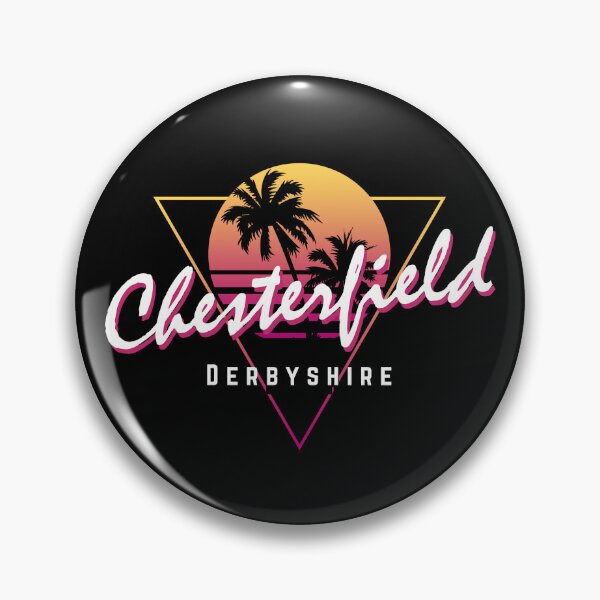 Artikelvorschau, Lustiger 80er Retro-Sonnenuntergang 'Chesterfield' Derbyshire entworfen und verkauft von dinosareforever.