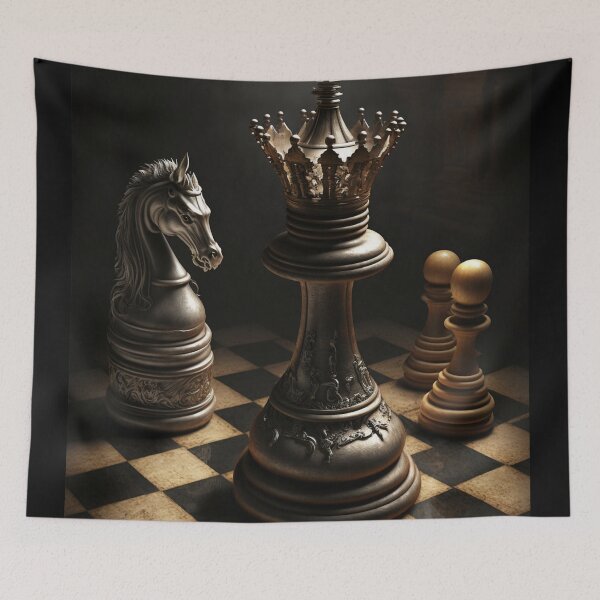 Item preview, Chess - Queen vs Knight designed and sold by AB9-Designs.