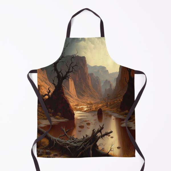 Item preview, Canyon valley bone dry river painting designed and sold by RK - Shop.