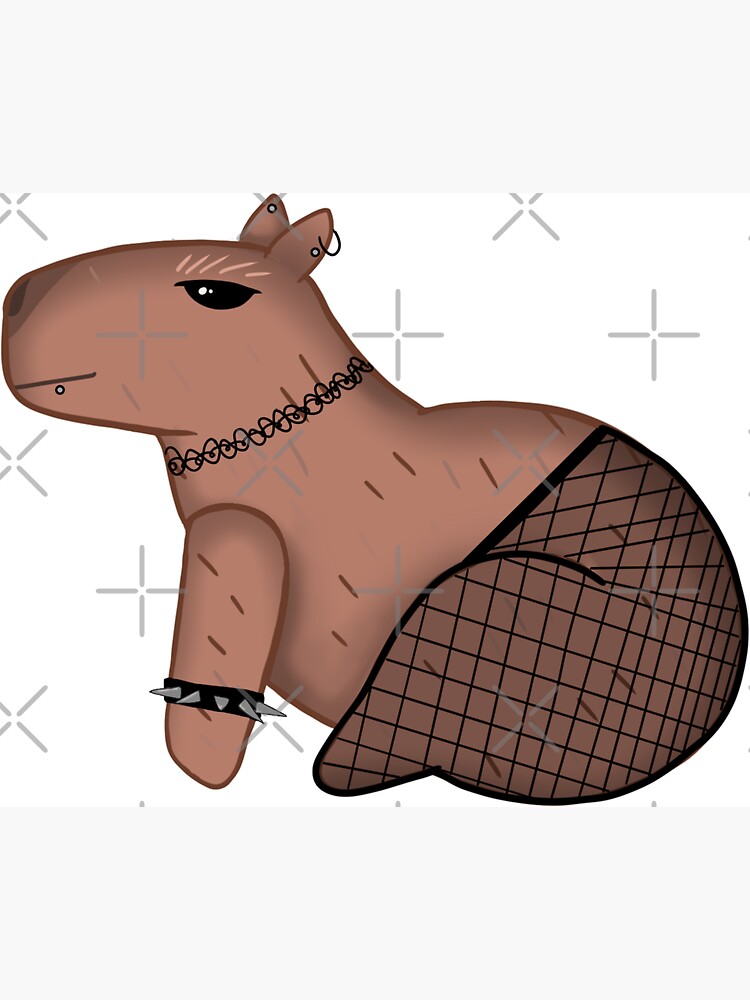 Capybara Nummernschild Rahmen Ok I Pull Up Lustige Goth