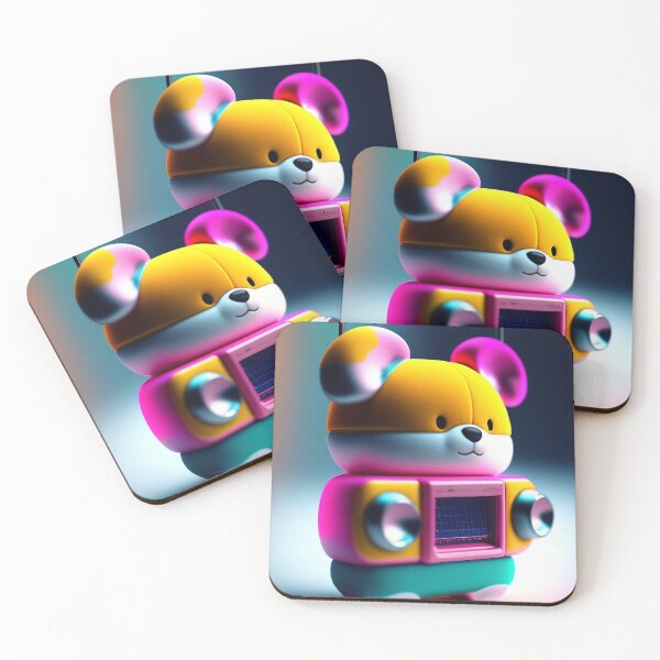 Item preview, Retrofuturistic Radio Teddybear designed and sold by chobopop.