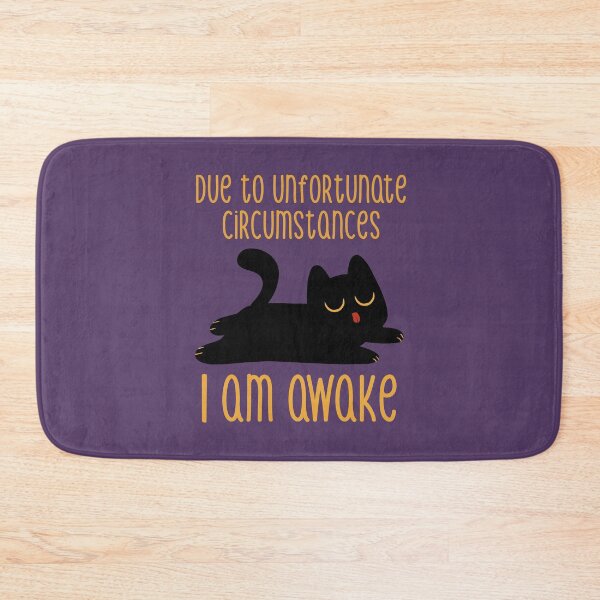 Item preview, Due to Unfortunate Circumstances I Am Awake Purple by Tobe Fonseca designed and sold by Tobe Fonseca®.