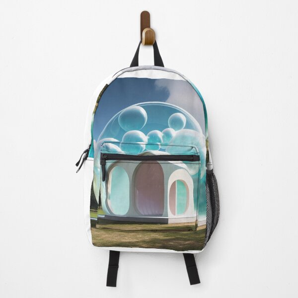 Item preview, Blue bubble theme, Digital art 3d fantasy bubble blue building pavilion, metaverse, science-fiction, universum, digital art, architecture design lover, dreaming world, dreams designed and sold by VISO-art.