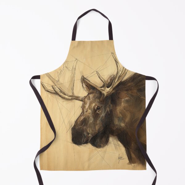 Item preview, Spirit Animal Moose wood background - King, Pride & Grace designed and sold by Lydia Jansen.