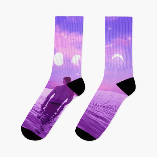 Item preview,  Purple Sea under Moon Phases  designed and sold by Yasmine khalifa.