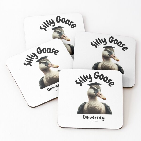 Item preview, Silly Goose University Funny Meme School Bird designed and sold by Paintandgo.