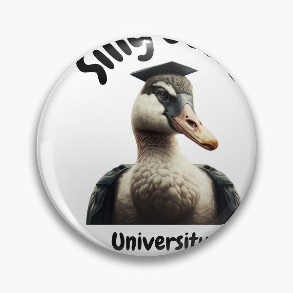 Item preview, Silly Goose University Funny Meme School Bird designed and sold by Paintandgo.