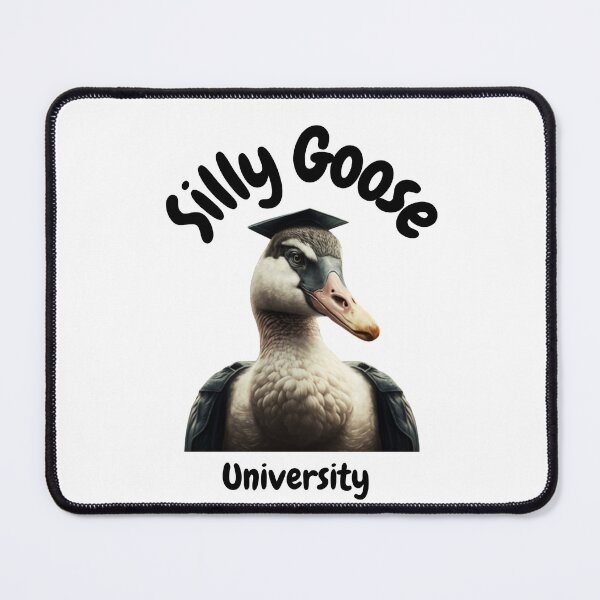 Item preview, Silly Goose University Funny Meme School Bird designed and sold by Paintandgo.