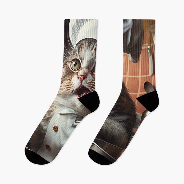 Item preview, Meowsterchef running out of time designed and sold by RK - Shop.