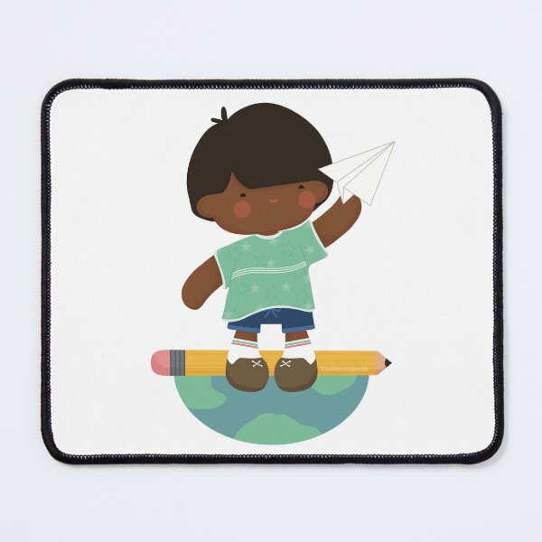 Item preview, Space Crew Dreamer Pastel Boy Paper Airplane Earth designed and sold by TheBunnoBandit.