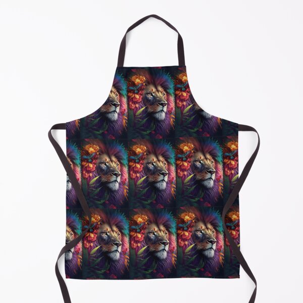 Item preview, Foliage and Fury Lion designed and sold by idreamaboutcats.