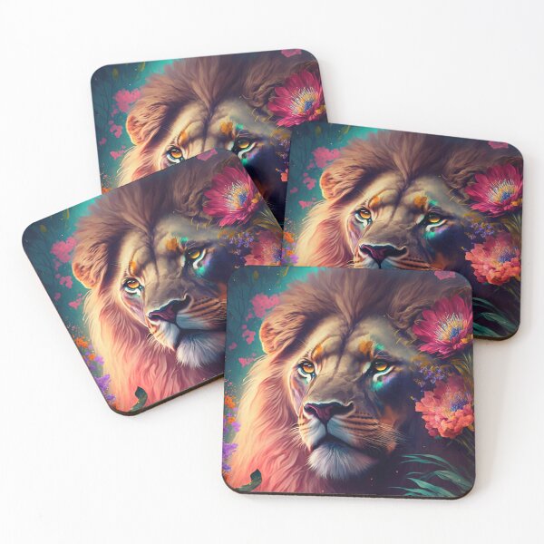 Item preview, Fiery Lion designed and sold by idreamaboutcats.