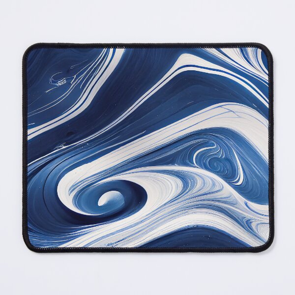 Item preview, Blue white marble texture designed and sold by AppleElf.