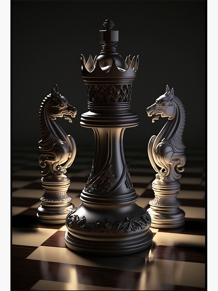 Chess Endgame: King and Queen vs. King and Knight 