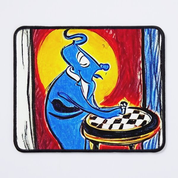 Item preview, Genie Playing Chess designed and sold by mittie101.