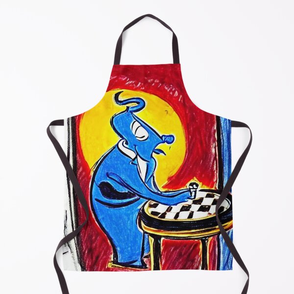 Item preview, Genie Playing Chess designed and sold by mittie101.