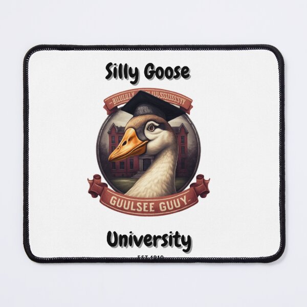 Item preview, Silly Goose University Funny Meme School Bird designed and sold by Paintandgo.