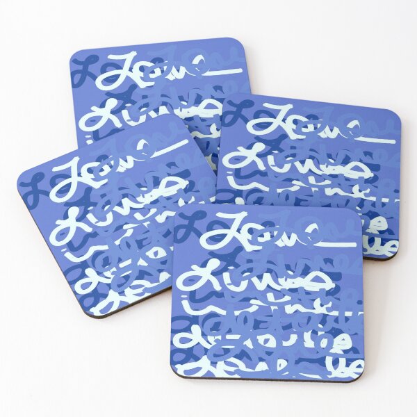 Item preview, Love All Day Blue designed and sold by rootcompass.