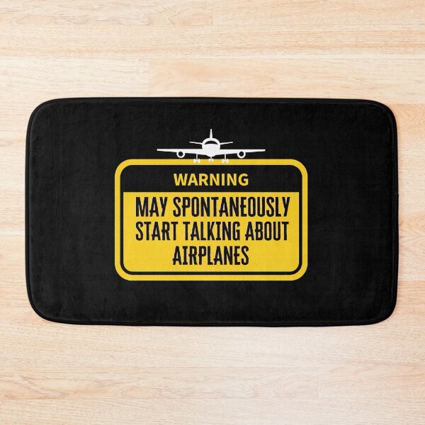 Item preview, Warning May Spontaneously Start Talking About Airplanes designed and sold by Pixelart ⭐️⭐️⭐️⭐️⭐️(2k+).