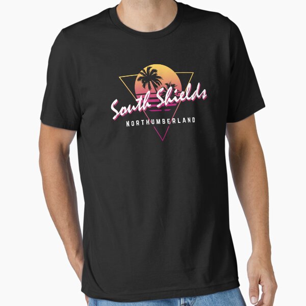 Item preview, Funny 80s Retro Sunset 'South Shields' Northumberland designed and sold by dinosareforever.