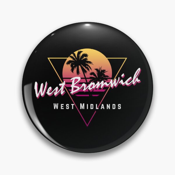 Item preview, Funny 80s Retro Sunset 'West Bromwich' West Midlands designed and sold by dinosareforever.