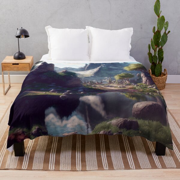 Item preview, Fantasy landscape puzzles designed and sold by AreteSticker.