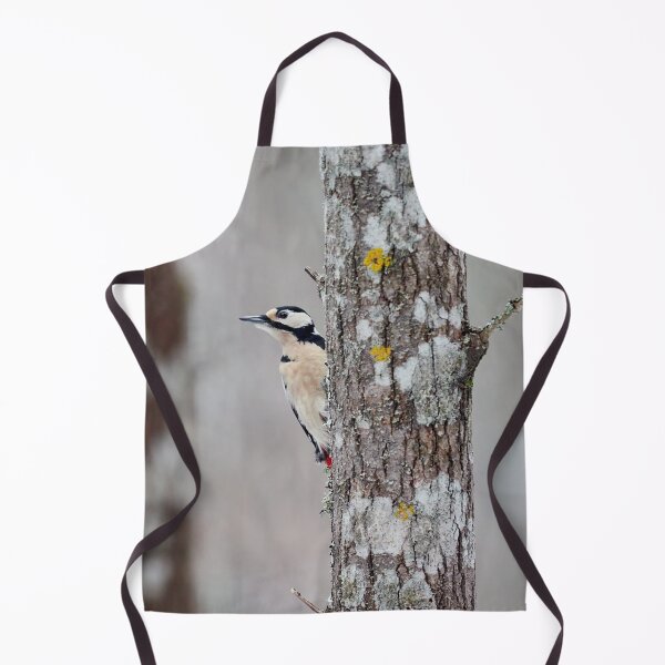 Item preview, Grayscale in color. Great spotted woodpecker designed and sold by Jouko Lehto Photography.