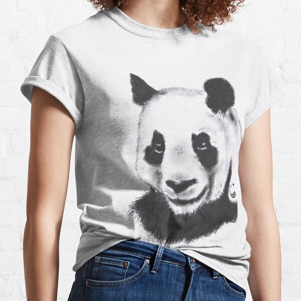 Panda - Charcoal Animals Classic T-Shirt