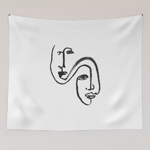 Item preview, Minimal art woman portrait illustration designed and sold by iStarDesign.