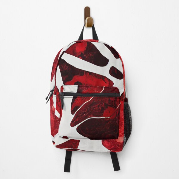 Item preview, Red white marble texture designed and sold by AppleElf.