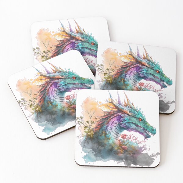 Item preview, Fantasy Dragon in Watercolor designed and sold by toxicdz.