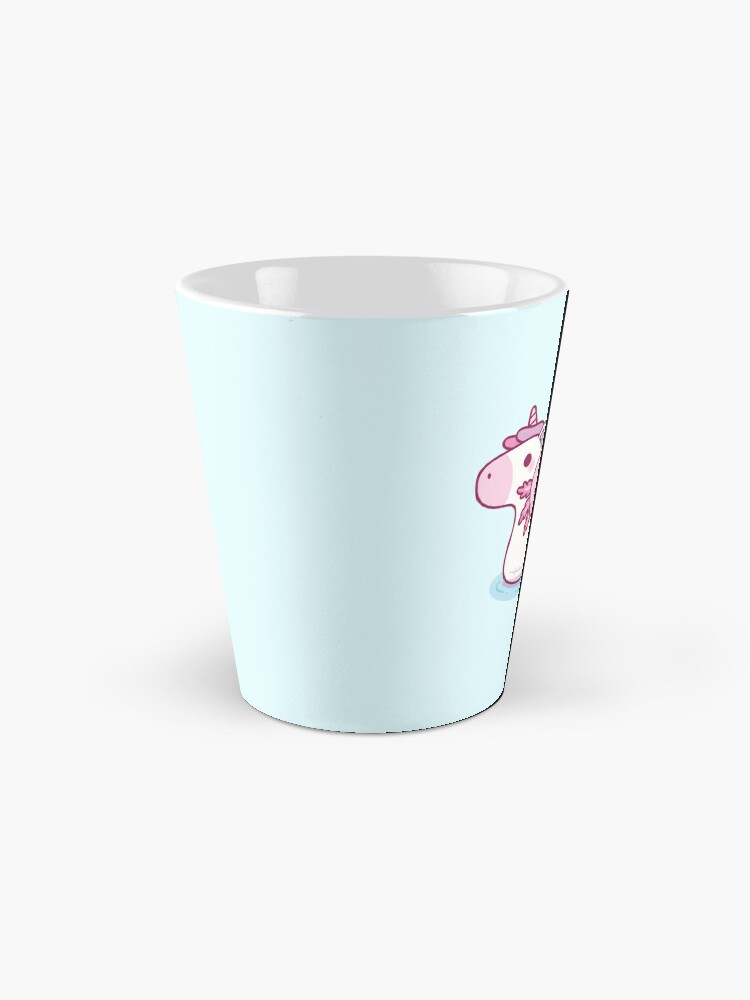 Cute Axolotl and The Bubbles Coffee Mug by XOOXOO