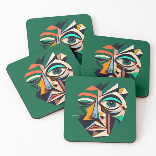 Item preview, Futuristic graphics with cubist design  designed and sold by Gaviani Design Studio.