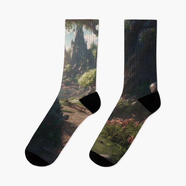 Item preview, Fantasy landscape puzzles designed and sold by AreteSticker.