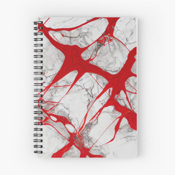 Item preview, White red marble texture designed and sold by AppleElf.