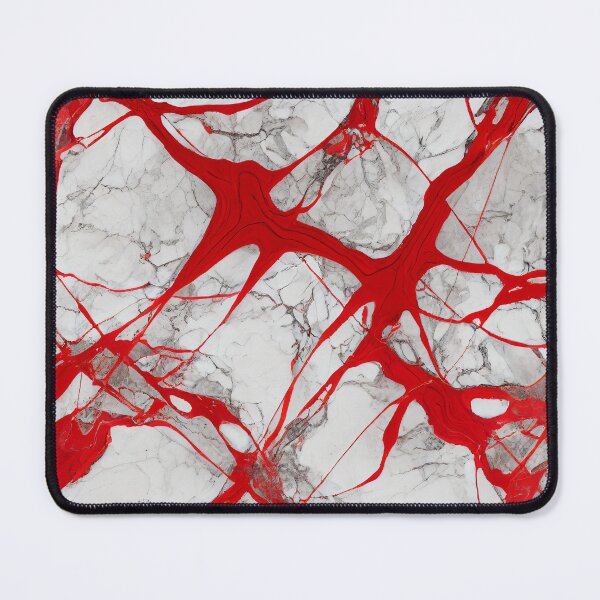 Item preview, White red marble texture designed and sold by AppleElf.