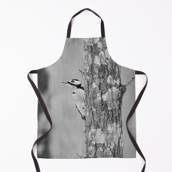 Item preview, Grayscale pure. Great spotted woodpecker designed and sold by Jouko Lehto Photography.