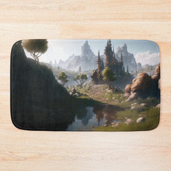 Item preview, Fantasy landscape puzzles designed and sold by AreteSticker.
