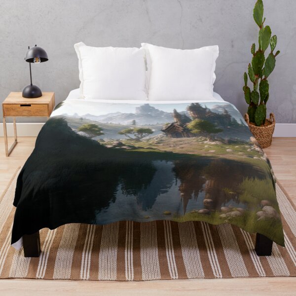 Item preview, Fantasy landscape puzzles designed and sold by AreteSticker.