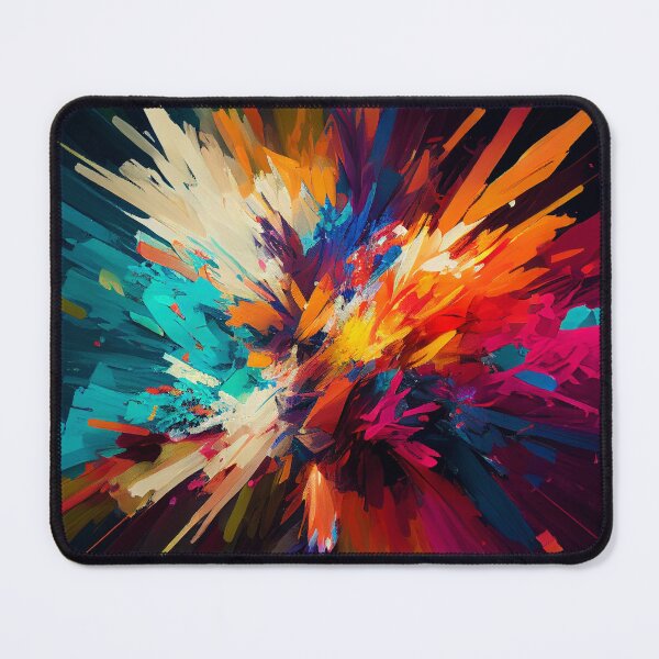 Item preview, Color explosion - Abstract oil painting - MxCaptures designed and sold by mxcaptures.