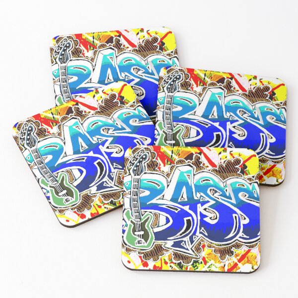 Item preview, bass sticker 7777 designed and sold by LoEndT-Shirts.