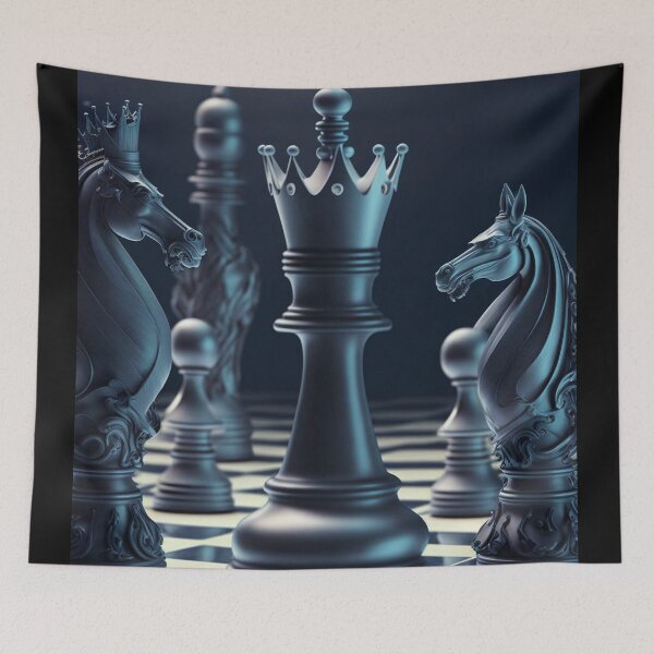 Item preview, Chess - The Queen and the Knights designed and sold by AB9-Designs.