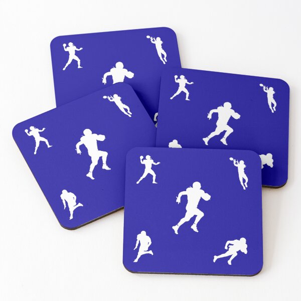 Item preview, Football Player Pattern - dark blue - Available on stickers socks and more designed and sold by Dude  Stuff.