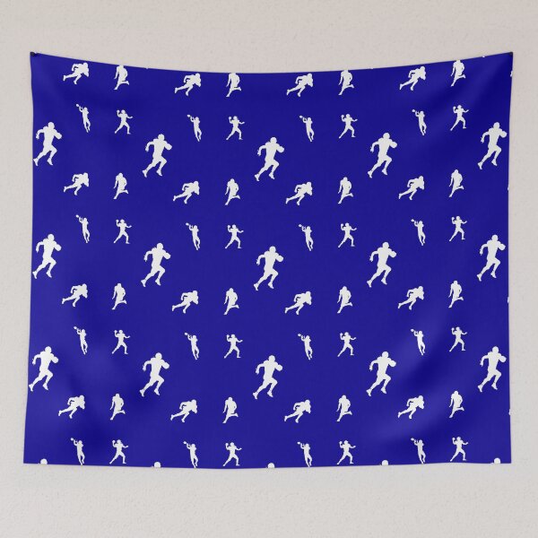 Item preview, Football Player Pattern - dark blue - Available on stickers socks and more designed and sold by Dude  Stuff.