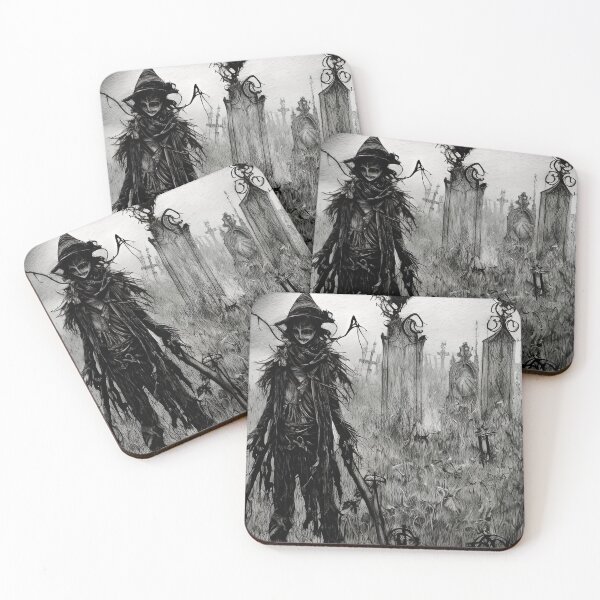 Item preview, The creepy scarecrow of Romney Marsh, stalking the graveyard in wait designed and sold by StedeBonnet.