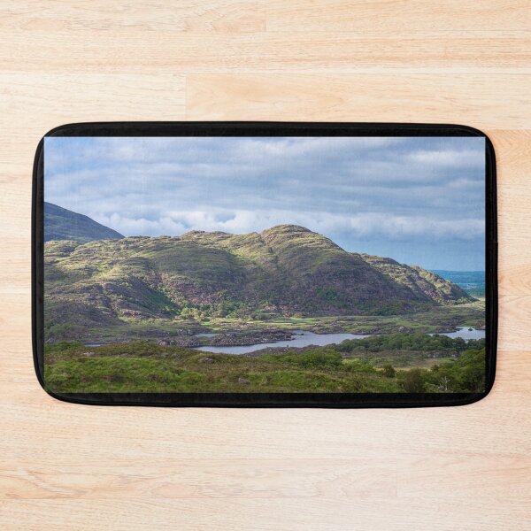 Item preview, Clouds and green mountains with lakes, amazing nature of Ireland in Killarney National Park, Ring of Kerry, near the town of Killarney, County Kerry designed and sold by AlbertMi.