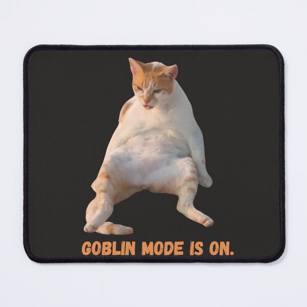 Item preview, Goblin mode is on-goblin cat designed and sold by NoManDesign.
