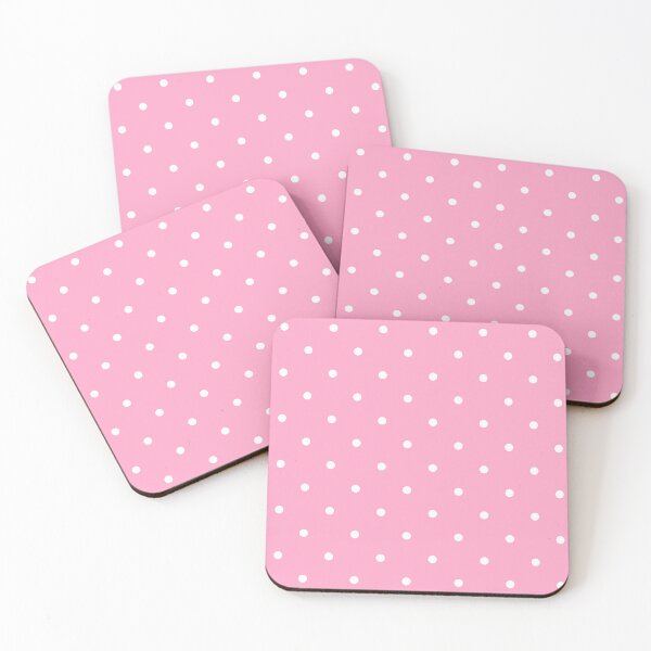 Item preview, White Polka Dots on Pink designed and sold by POLKAIWERX.